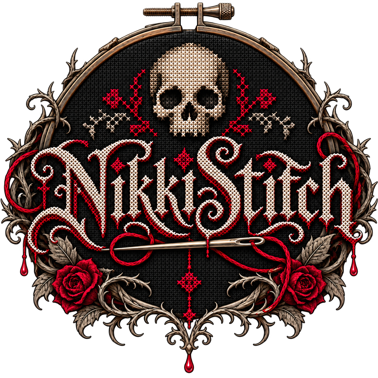NikkiStitch logo
